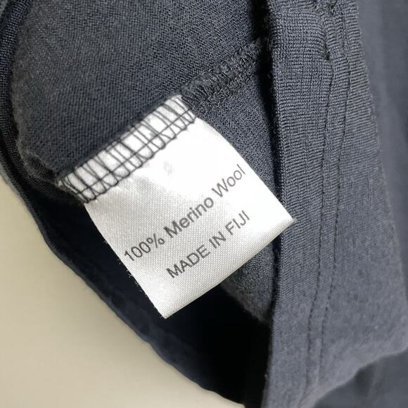 Vintage Swobo Merino Polo Shirt Small Mens Gray Short Sleeve Knit Cycling *Holes - Picture 11 of 11